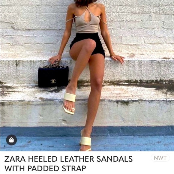 Zara asymmetrical design sandals 38 - Picture 5 of 10